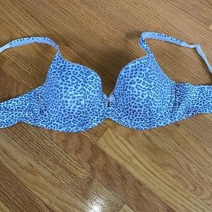 34D body by Victoria lined Demi Leopard print bra
